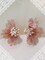 Luxury Peony French Beading  Earrings, Floral Jewelry, Gift for Her product 2